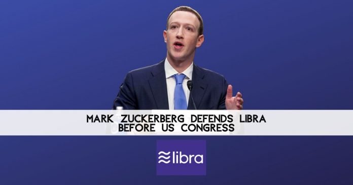 扎克伯格在美国国会前捍卫Libra