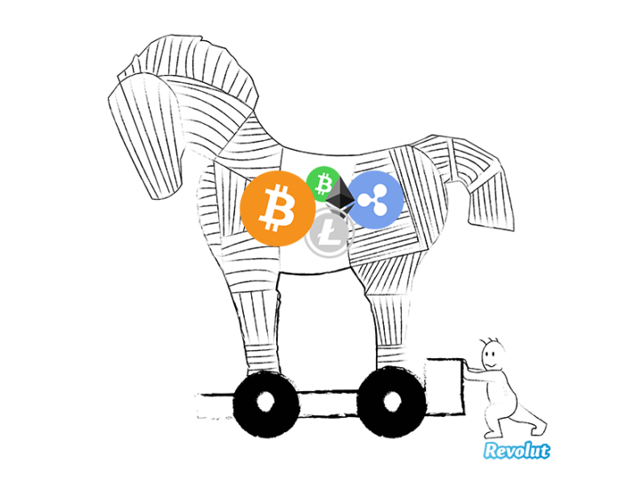 revolut-trojan-horse-2“ width =” 723“ height =” 542“  data-alt=” https://i0.wp.com/dailyfintech.com/wp-content/uploads/2019/10/revolut-trojan-horse -2-1.png？w = 800＆ssl = 1 800w，https://i0.wp.com/dailyfintech.com/wp-content/uploads/2019/10/revolut-trojan-horse-2-1.png？ resize = 300％2C225＆ssl = 1 300w，https://i0.wp.com/dailyfintech.com/wp-content/uploads/2019/10/revolut-trojan-horse-2-1.png?resize=768%2C576&ssl = 1 768w，https://i0.wp.com/dailyfintech.com/wp-content/uploads/2019/10/revolut-trojan-horse-2-1.png？resize = 600％2C450＆ssl = 1 600w“尺寸=“（最大宽度：723px）100vw，723px” data-recalc-dims =“ 1”></p>
 <p>总部位于英国的Revolut试图从投资者那里筹集15亿美元，以期成为拥有全部资金的一家银行。在接下来的几个月中，这家初创公司计划筹集5亿美元的股权和10亿美元的可转换贷款。这将使其估值在50亿至100亿美元之间。自2015年成立以来，Revolut最初推出了免费的基于应用程序的银行帐户和预付借记卡，并将其产品范围扩展到包括保费账户，保险产品，加密货币和股票交易以及包括贷款在内的商业账户。</p>
 <p>Ilias Louis Hatzis是Mercato区块链 Corporation AG的创始人，也是Daily Fintech的每周专栏作家。</p>
 <p>2018年4月，当Revolut在C轮融资中筹集了2.5亿美元时，它发表了大胆的声明。到2023年将达到1亿客户。</p>
<div >
<div >
推荐阅读
</div>
<div >
<div >
<div >
<div >
<div >
1 </div>
<p > 
<a href='https://www.blockvalue.com/' target='_blank'><u>比特币</u></a>价格分析：BTC / USD反弹9,000美元支撑 
</p> <div >
<time  datetime=