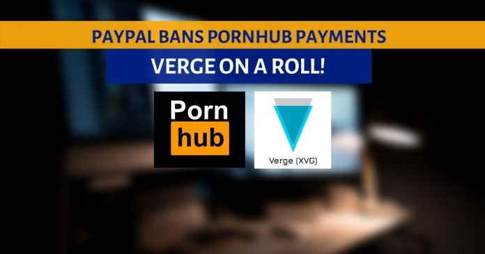 Paypal禁止Pornhub付款