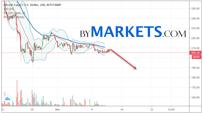 2019年12月13日比特币现金（BCH / USD）预测和分析