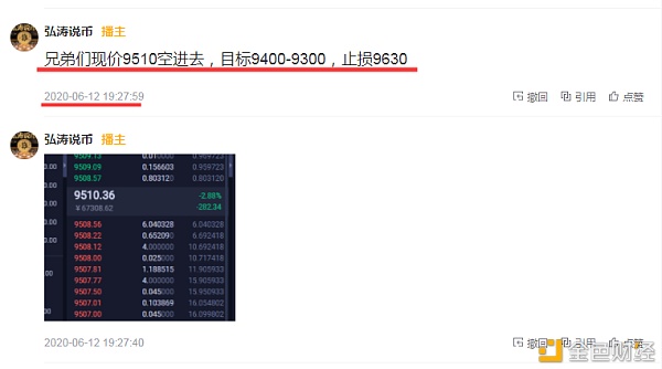 弘涛说币：BTC6月12日午夜——凌晨操作建议