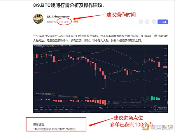 8/9.BTC今日凌晨建议做多已获利100个点位