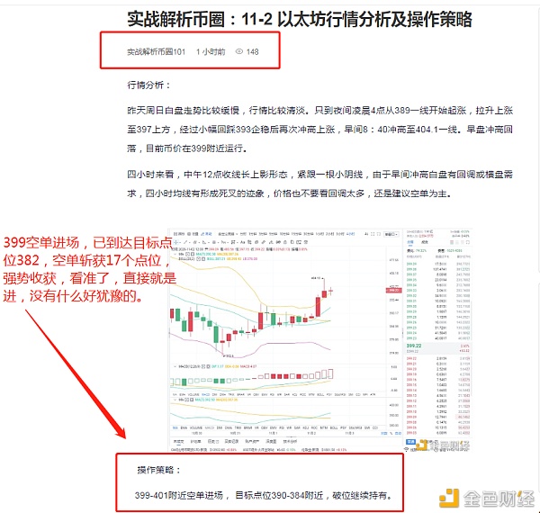 11-2以太坊空单布局完美斩获17个点位实力等你来