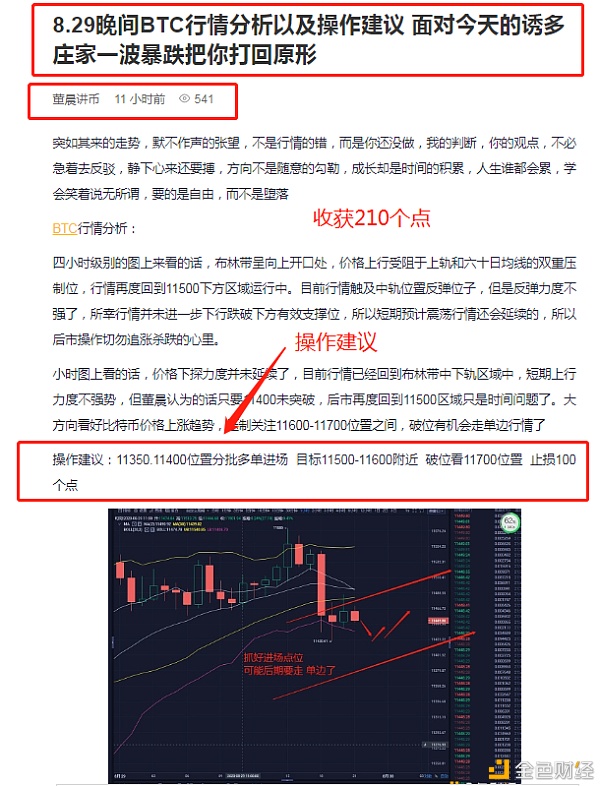 晚间给出的BTC建议 中长线收获210个点 恭喜实仓客